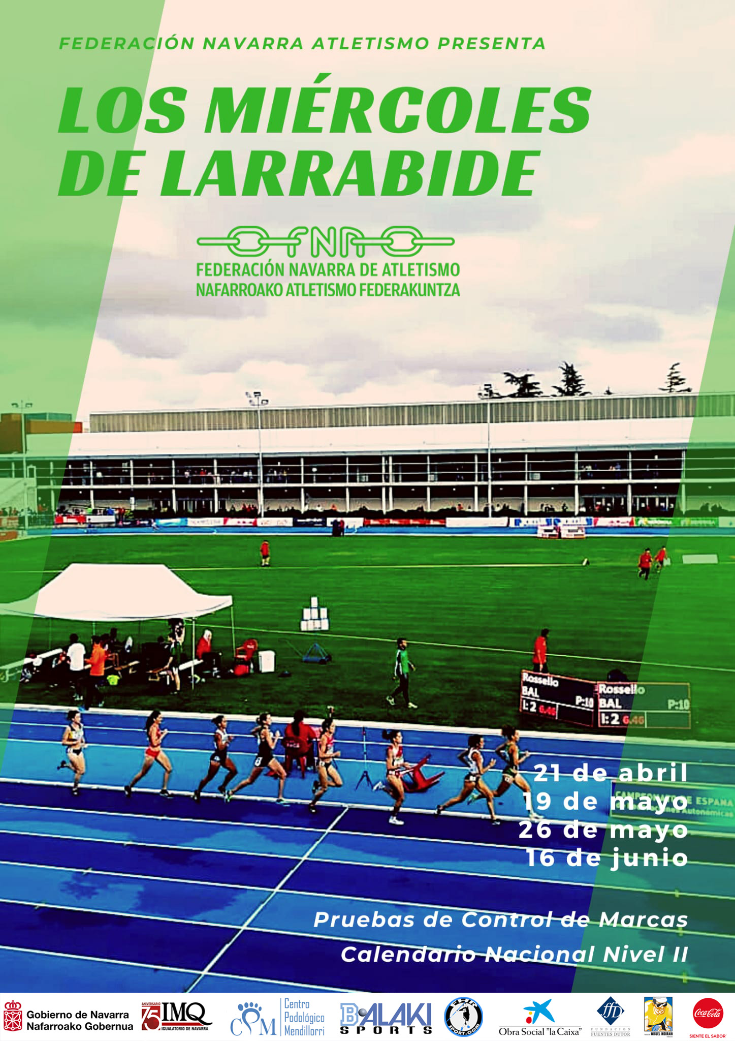 Listas de Salida y Horario Pruebas de Control A 21 abril